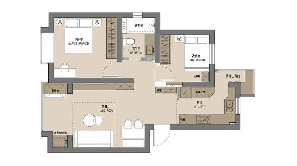 75㎡高性價(jià)比“老破小”完美逆襲，宜家一站購(gòu)齊！