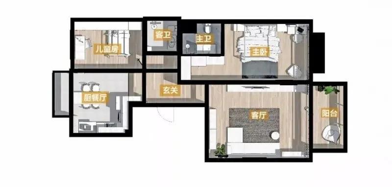 最最最寬敞客廳，「老破暗神逆襲」采光收納大升級