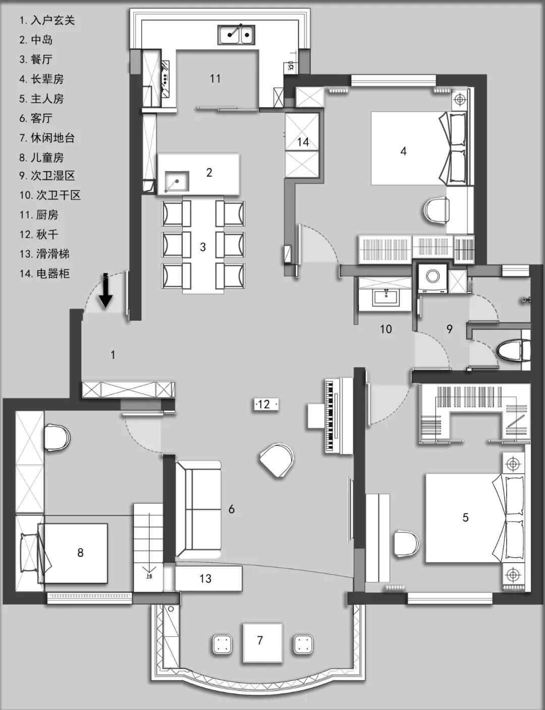 這對夫妻選擇“窮裝修”，客廳秒變游樂場