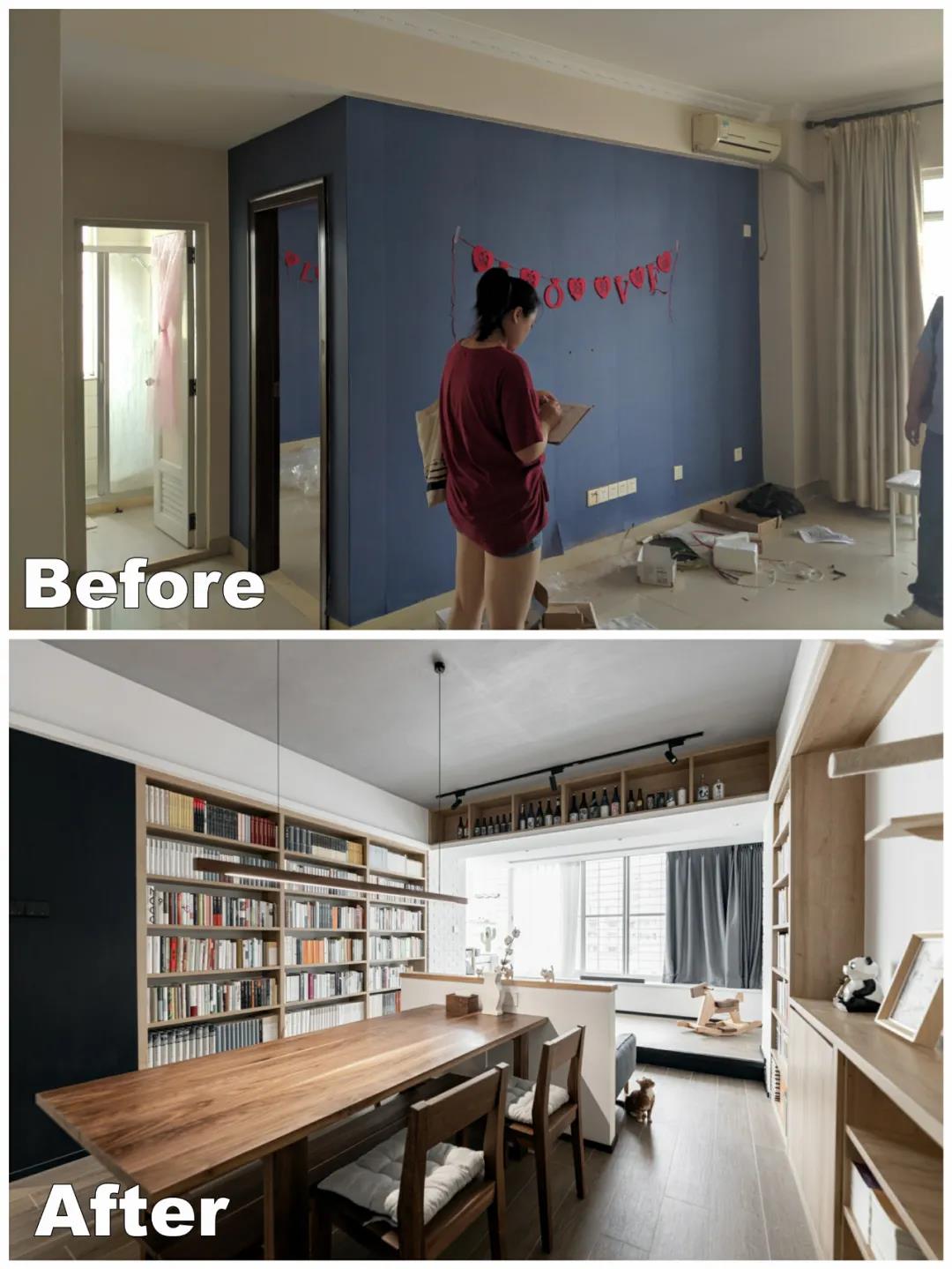 75㎡住一人一貓|步入式廚房＋閱讀式客餐廳，共享“慢”生活