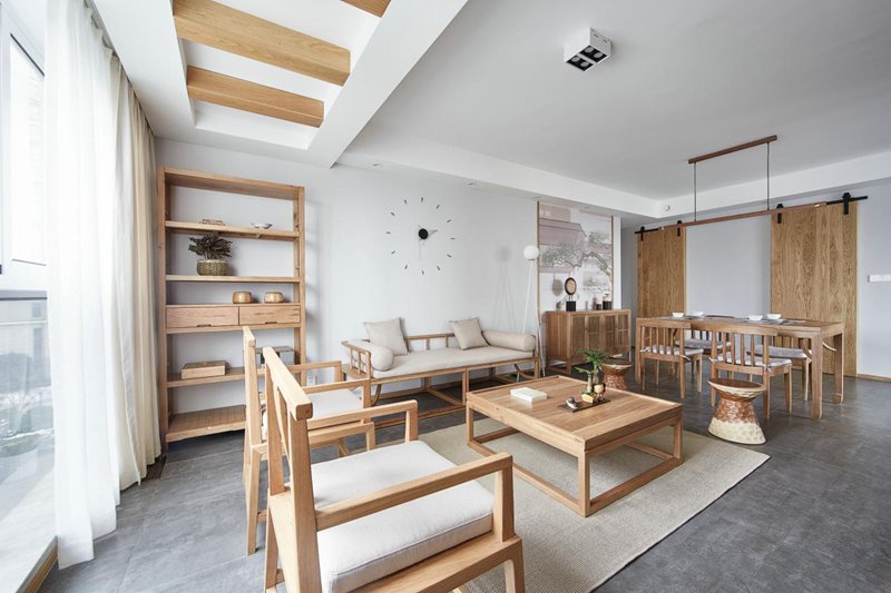 新中式130m2三居室，清雅神韻，寫意東方
